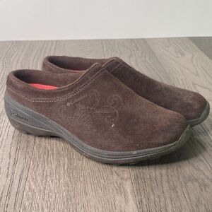 Columbia Women's Size 8.5 Dark Brown Slip-On Loafers